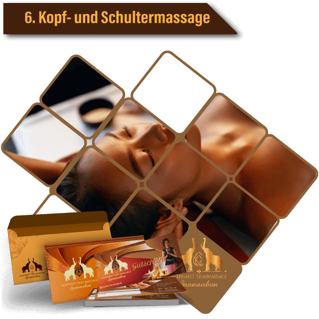 Kopf- und Schultermassage Gutschein für Kopf- und Schultermassage