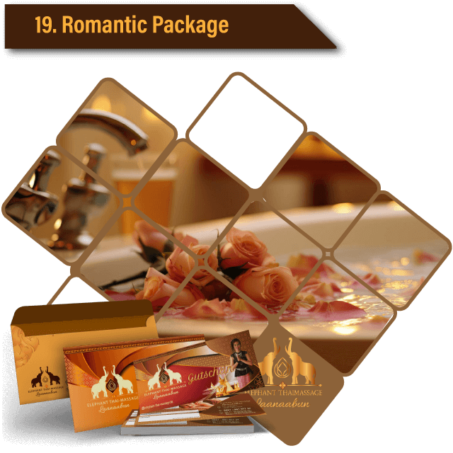 Gutschein für Romantic Package Spa (Badewanne)